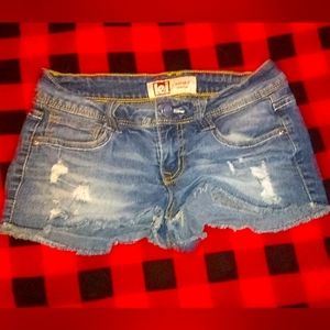 Denim shorts